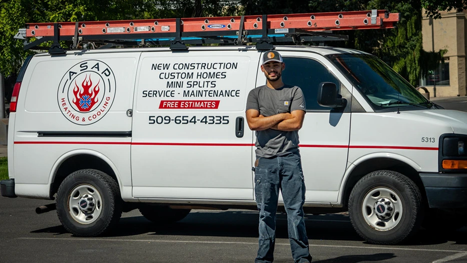 commercial HVAC company asap heating and cooling central air conditioning repairman in Yakima Washington